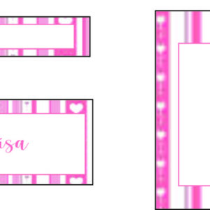 Kit Material Escolar Ouro - 240 etiquetas