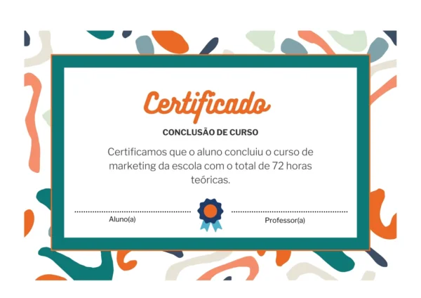 Certificado Personalizado - 210x297(A4) - Em papel Perolado - Imagem 6