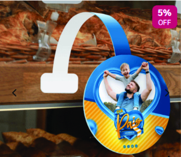 Wobbler Promocional - 5 unidades - Imagem 3
