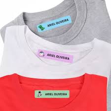 Etiqueta termocolante para roupas - 24 unidades
